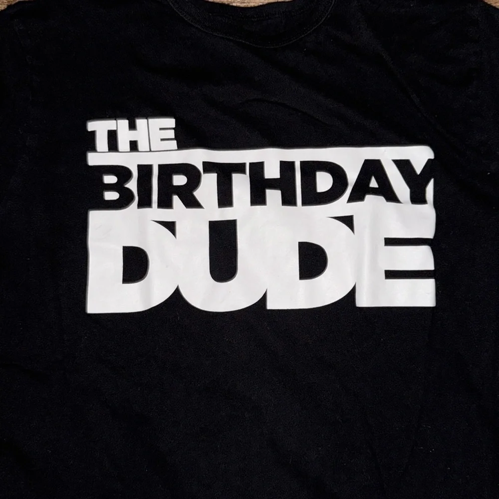 The birthday dude tee boys xl